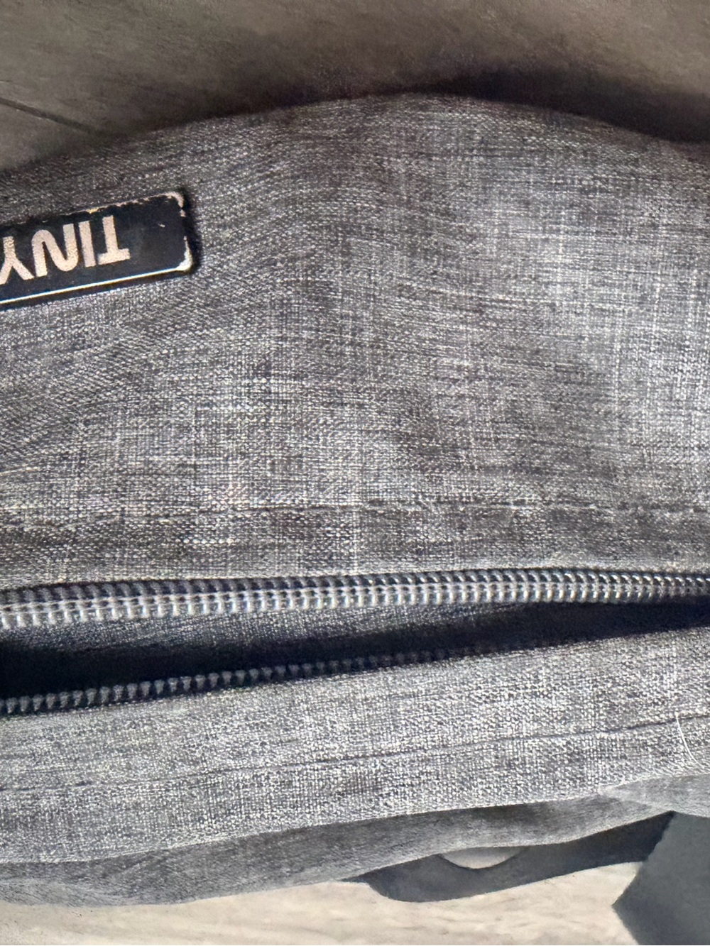 Grey fanny pack crossbody Bag